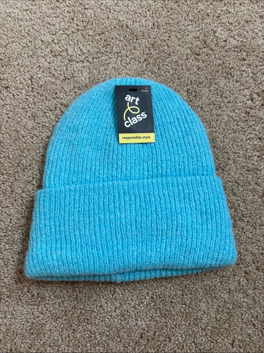 art class Knit Cuffed Beanie for Kids